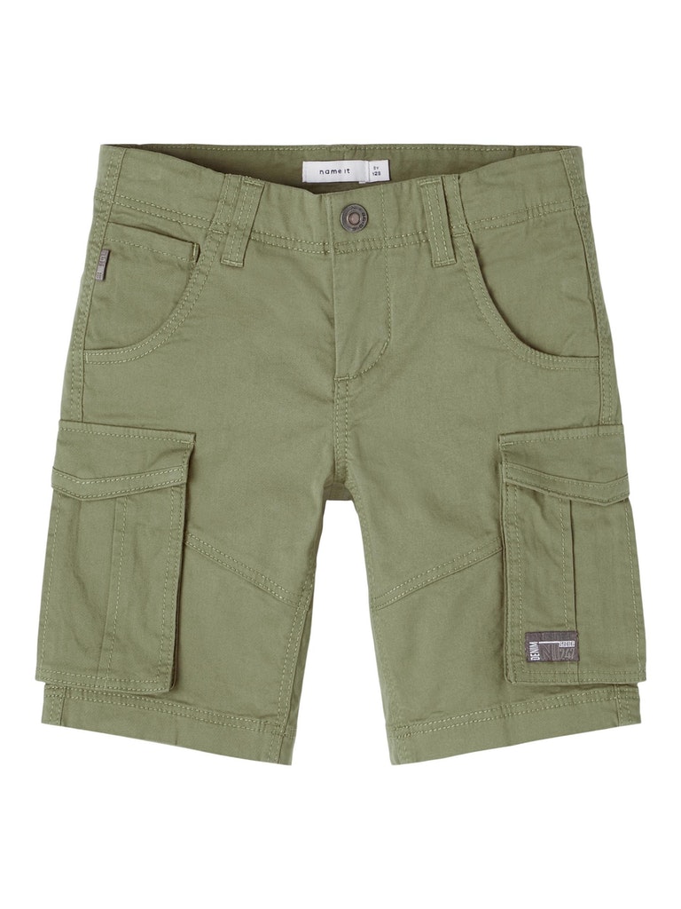 Name It Shorts Ryan Twill Deep Lichen Green