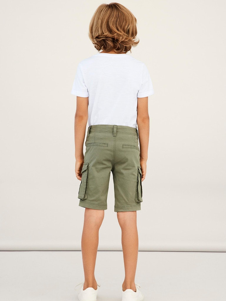 Name It Shorts Ryan Twill Deep Lichen Green - Billede 5