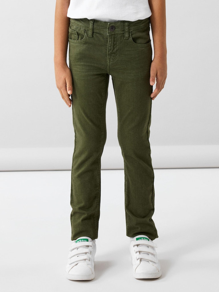 Name It Jeans Theo Twill Xslim Rifle Green - Billede 6