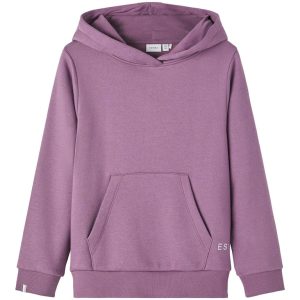 Name It Hættetrøje Hoodie LS Malou Sweat Arctic Dusk