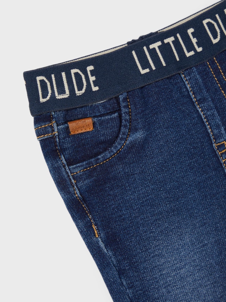 Name It Jeans Silas Slim Dark Blue Denim - Billede 3