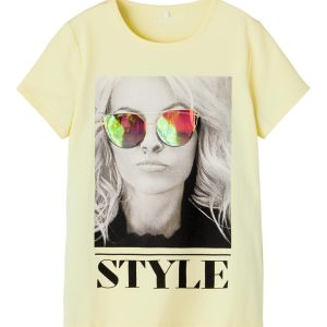 Name It T-shirt Icon Finia Double Cream