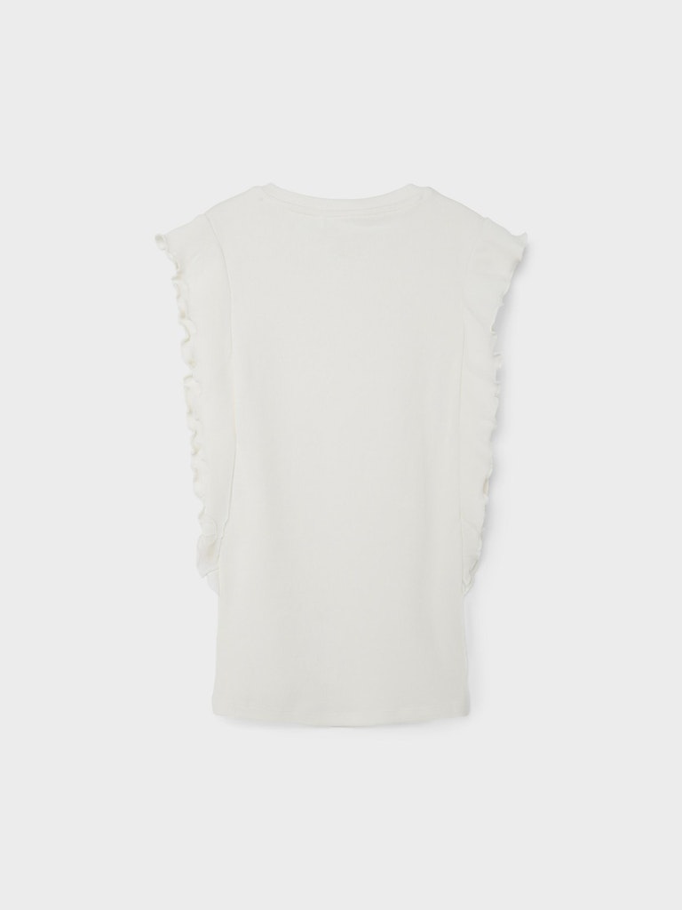 Name It Bluse T-shirt Heniz White Alyssum - Billede 3