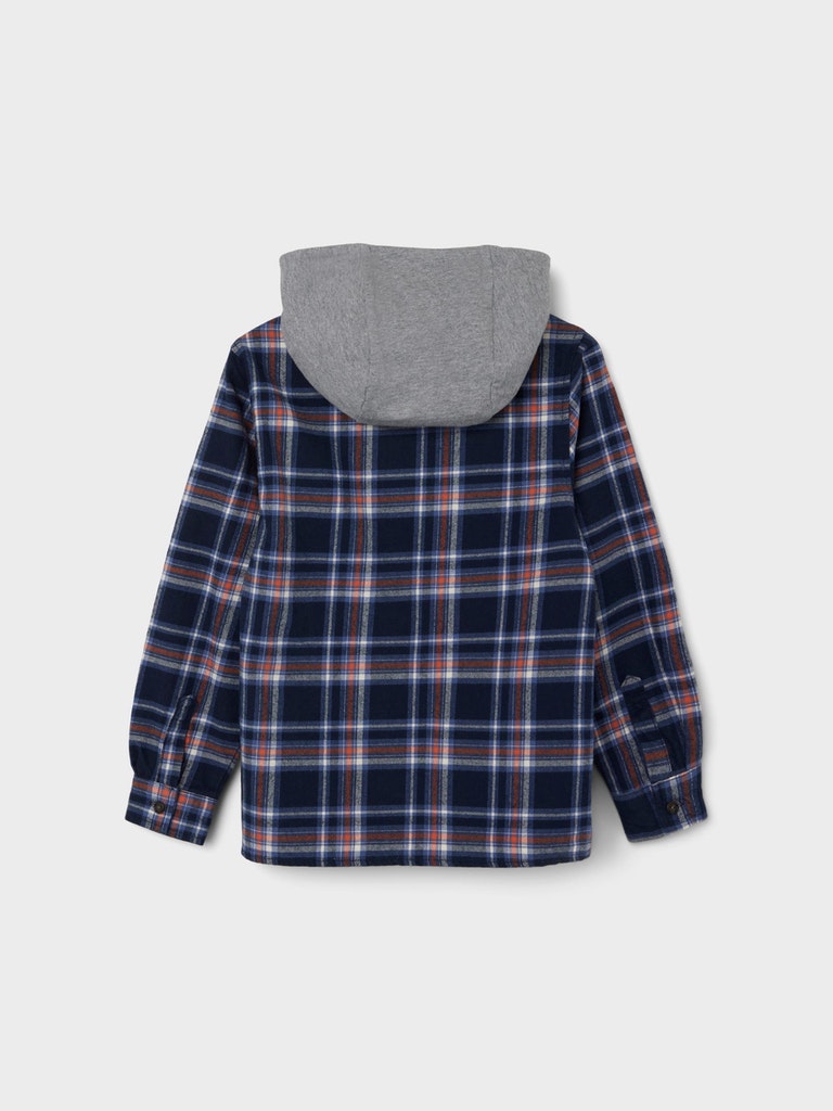 Name It Skjorte LS Batin Dark Sapphire - Billede 3