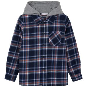Name It Skjorte LS Batin Dark Sapphire