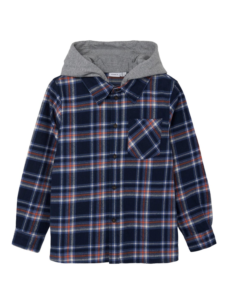 Name It Skjorte LS Batin Dark Sapphire