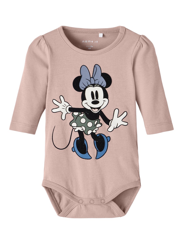 Name It Body LS Dorit Minnie Mouse Rose Smoke