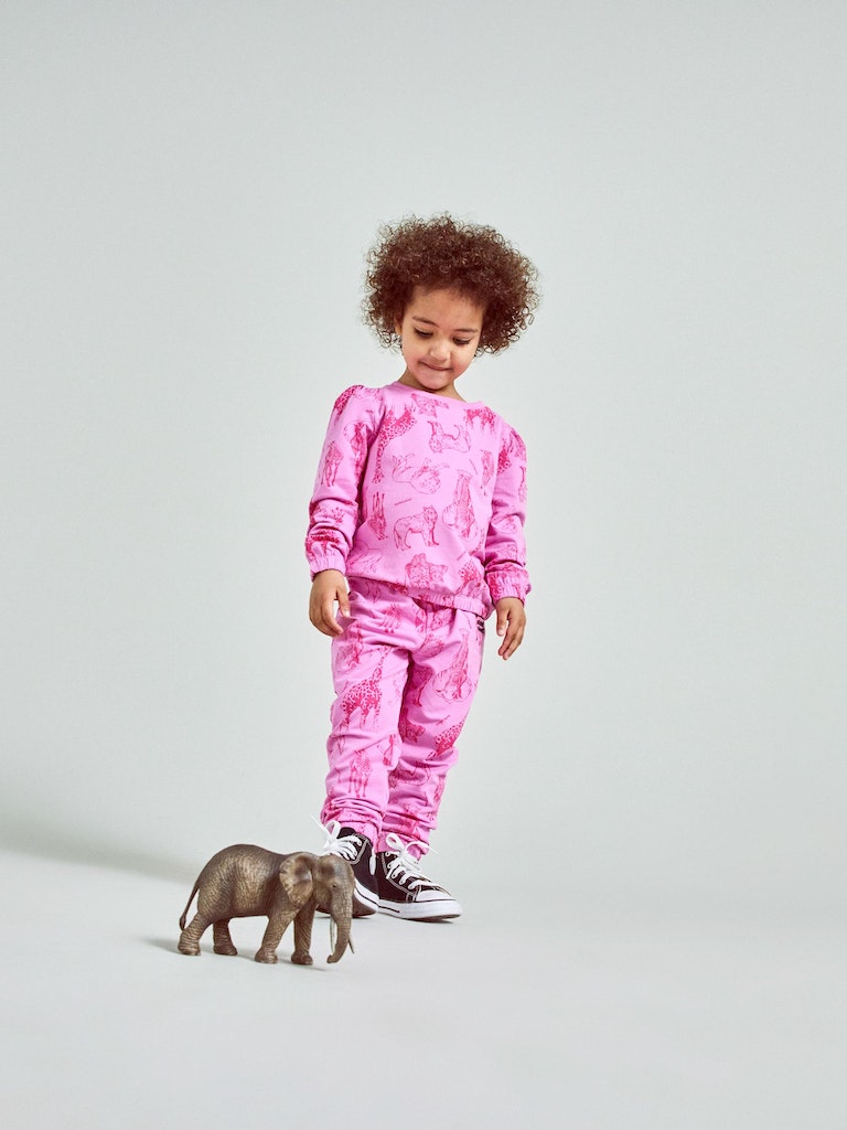Name It Sweatpants Jess Animalplanet Cyclamen - Billede 4