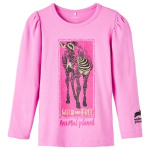 Name It Bluse T-shirt LS Jessica Animalplanet Cyclamen