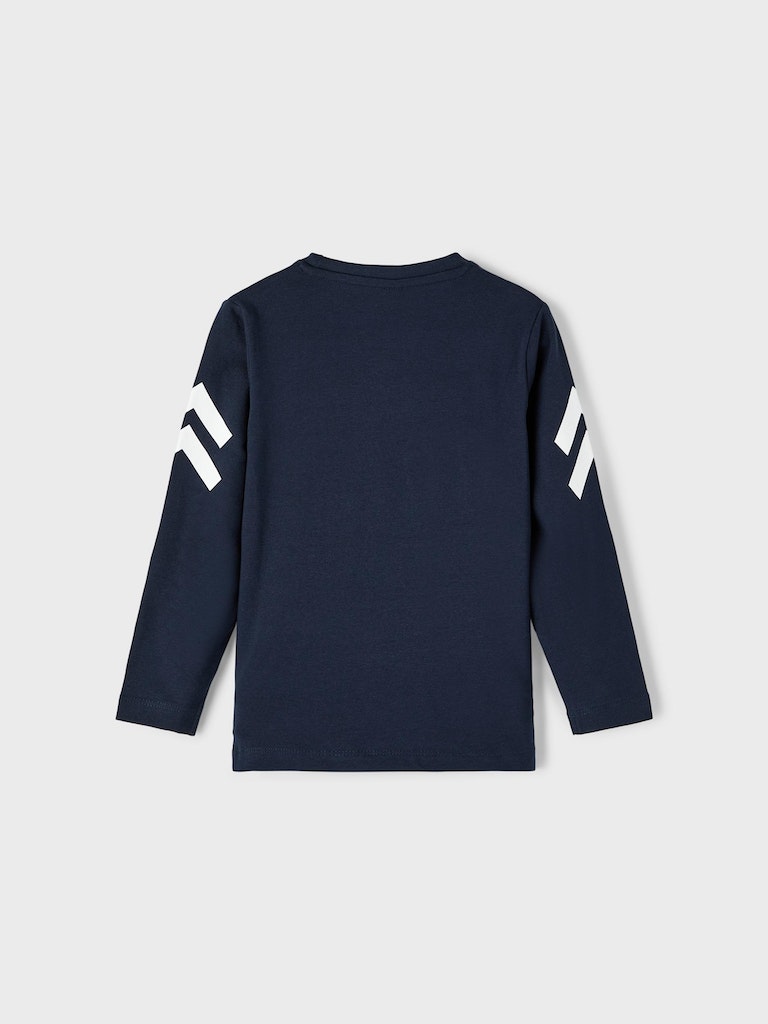 Name It Bluse T-shirt LS Dohn Playmobil Dark Sapphire - Billede 2