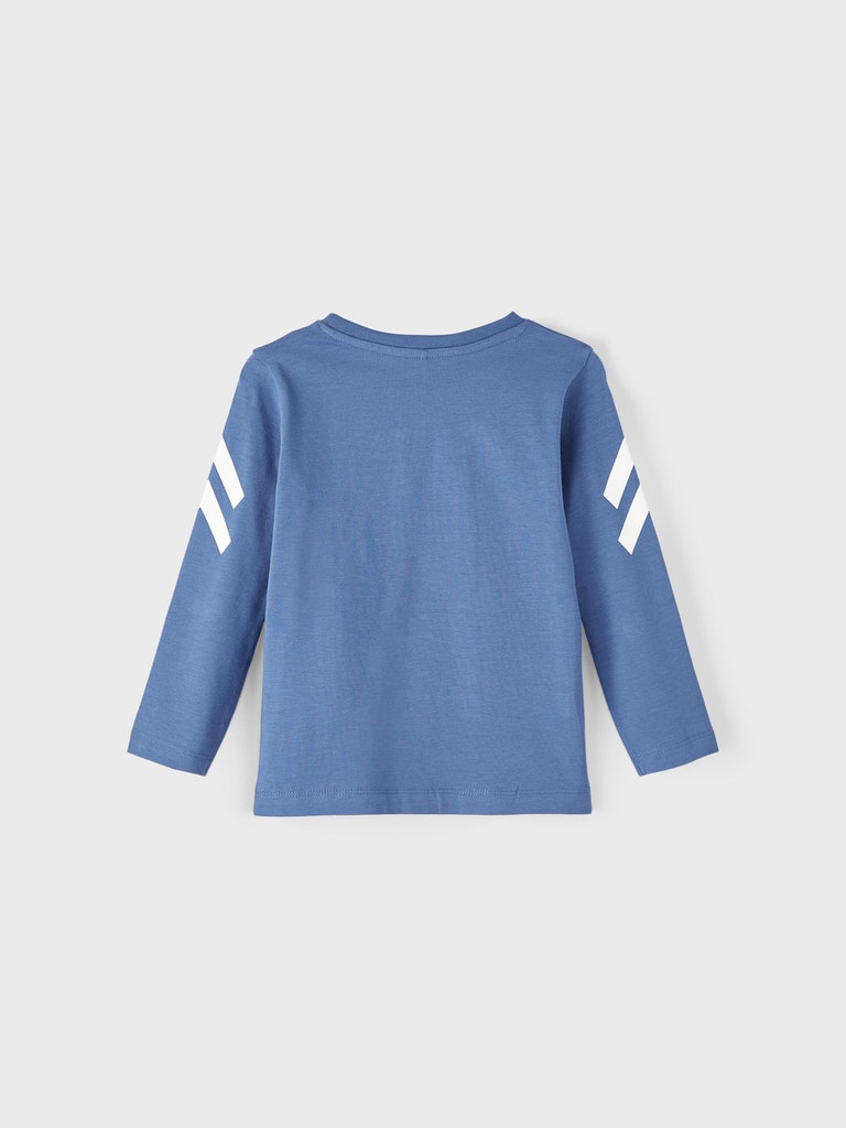 Name It Bluse T-shirt LS Dohn Playmobil Bijou Blue - Billede 2