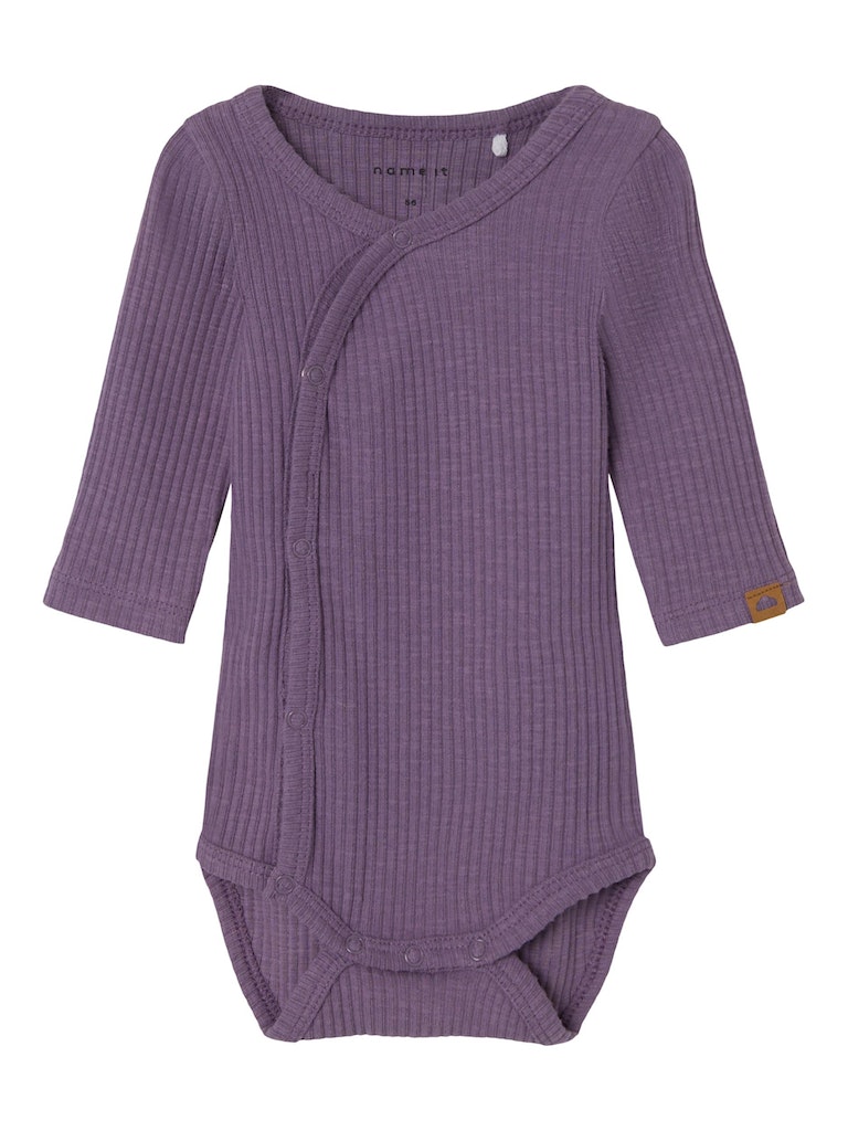 Name It Slå om Body LS Allie Wrap Purple Sage