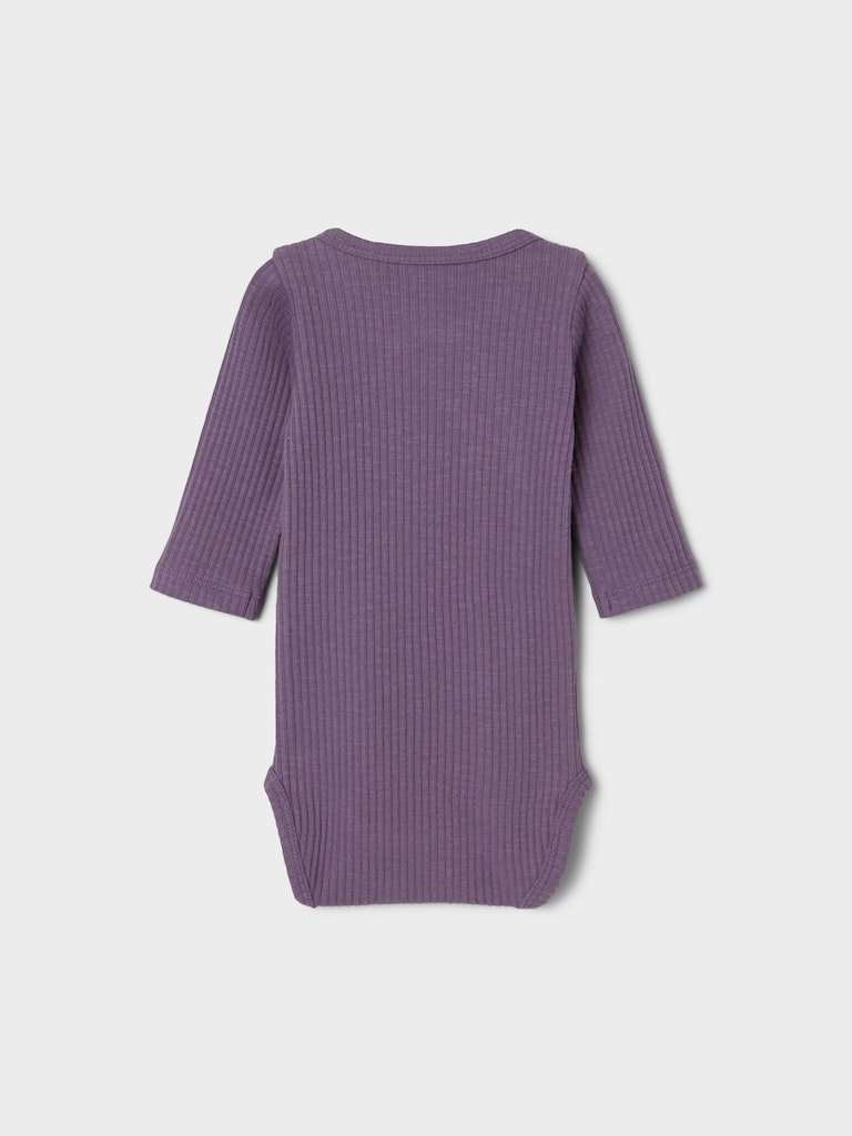 Name It Slå om Body LS Allie Wrap Purple Sage - Billede 3