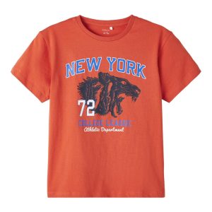 Name It Bluse T-shirt SS Bert Burnt Ochre