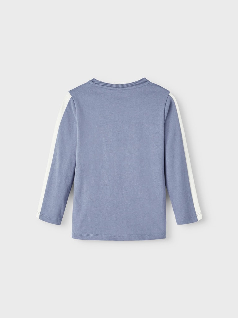 Name It Bluse T-shirt LS Rulle Wild Wind - Billede 2