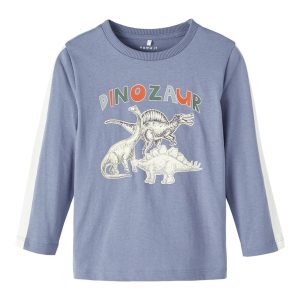 Name It Bluse T-shirt LS Rulle Wild Wind