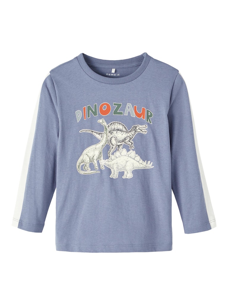 Name It Bluse T-shirt LS Rulle Wild Wind