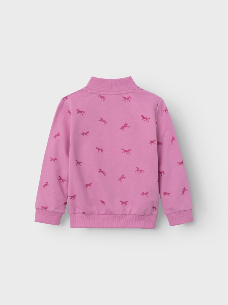 Name It Cardigan LS Sweat Bascha Cyclamen - Billede 2