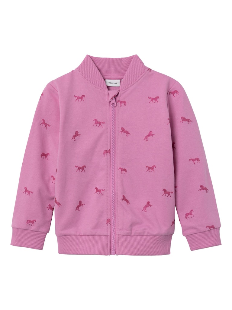Name It Cardigan LS Sweat Bascha Cyclamen
