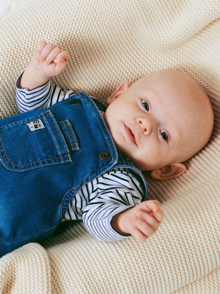 Name It Overalls Denim Ben Baggy Medium Blue Denim - Billede 4