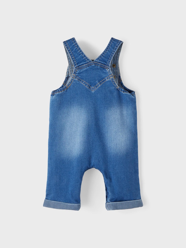 Name It Overalls Denim Ben Baggy Medium Blue Denim - Billede 2