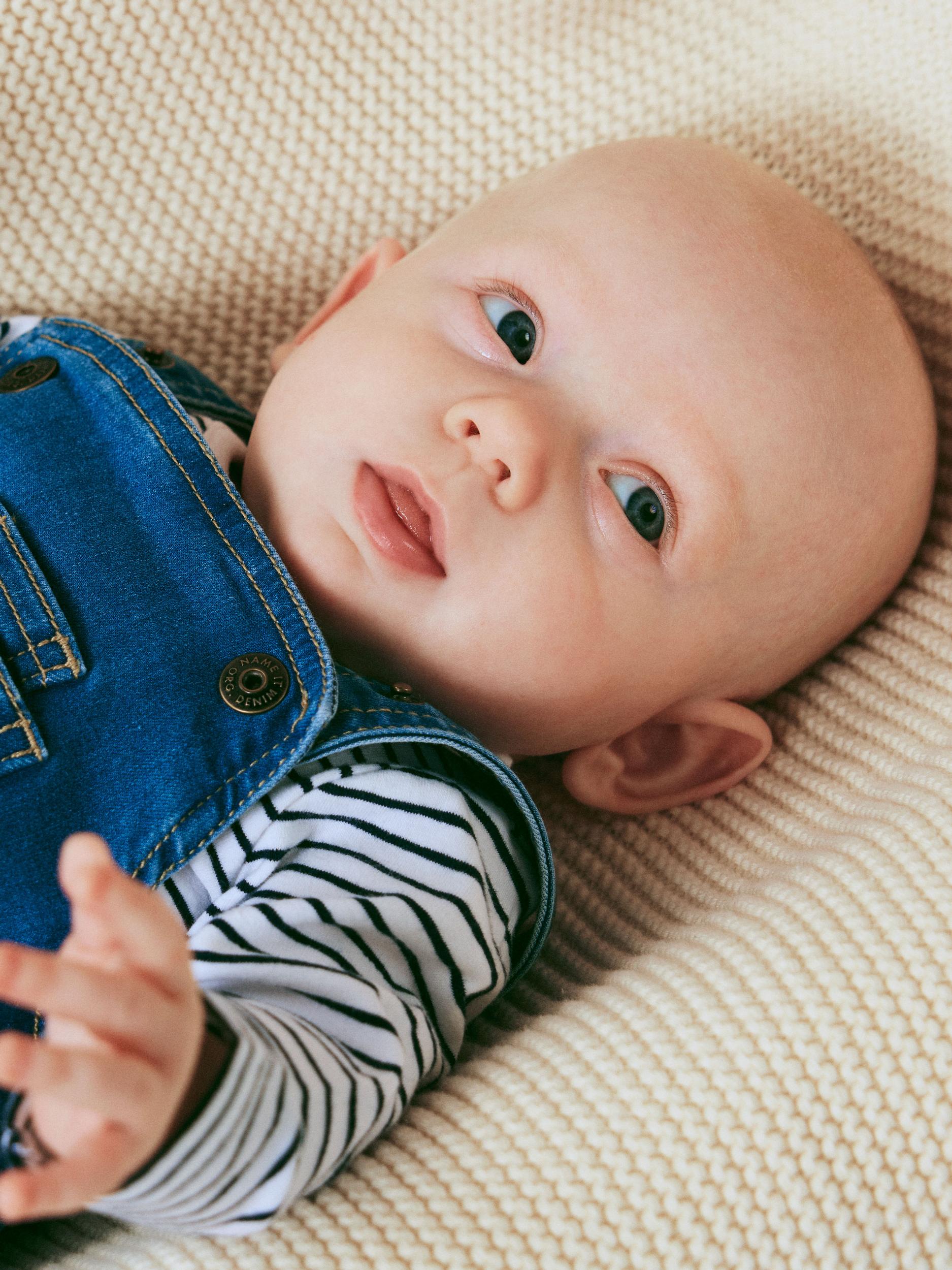 Name It Overalls Denim Ben Baggy Medium Blue Denim - Billede 5