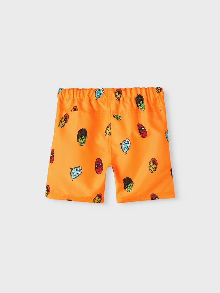 Name It Badeshorts Mag Marvel Orange Pop - Billede 2
