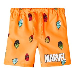 Name It Badeshorts Mag Marvel Orange Pop