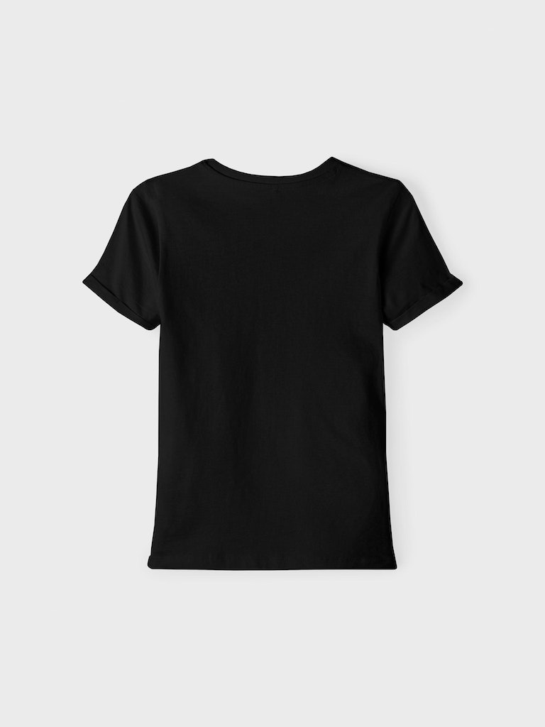 Name It Bluse T-shirt SS Mads NBA Chicago Bulls Black - Billede 2