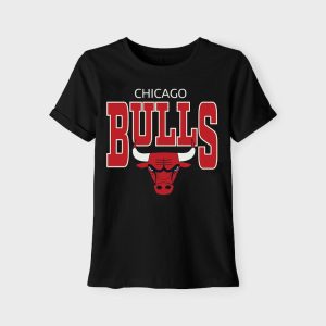 Name It Bluse T-shirt SS Mads NBA Chicago Bulls Black