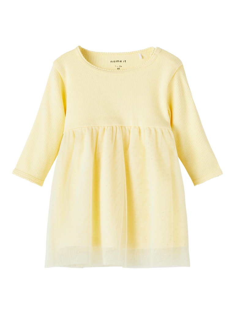 Name It Kjole LS Hinny Double Cream