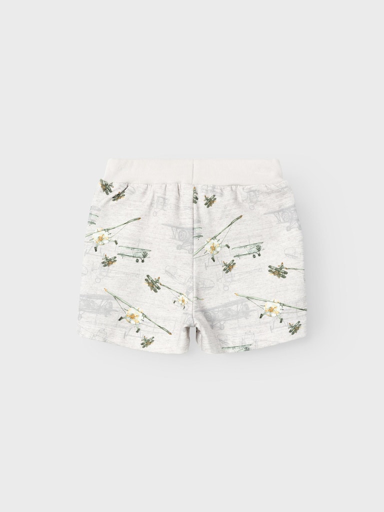 Name It Shorts Halfdan Sweat Light Grey Melange - Billede 2