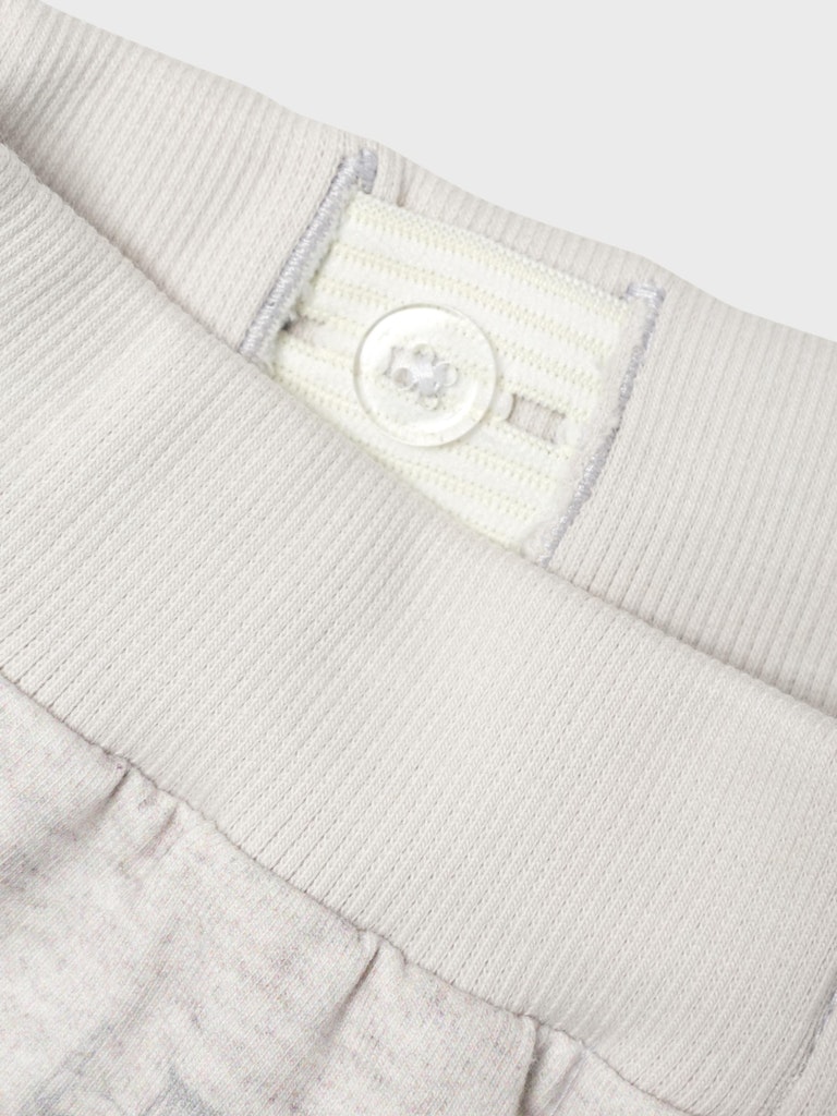 Name It Shorts Halfdan Sweat Light Grey Melange - Billede 3