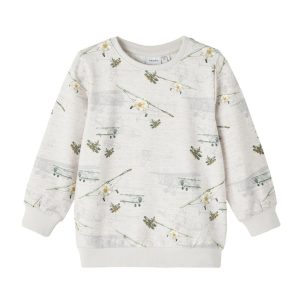 Name It Sweatshirt LS Halfdan Light Grey Melange