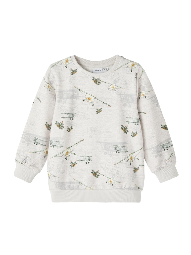 Name It Sweatshirt LS Halfdan Light Grey Melange