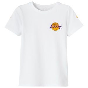 Name It Bluse T-shirt SS Abdiel NBA Lakers Bright White