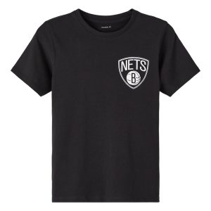 Name It Bluse T-shirt SS Abdiel NBA Nets Black