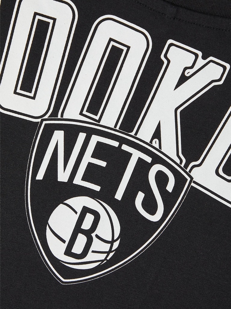 Name It Bluse T-shirt SS Abdiel NBA Nets Black - Billede 3