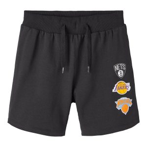 Name It Shorts Anser NBA Long Sweat Shorts Black