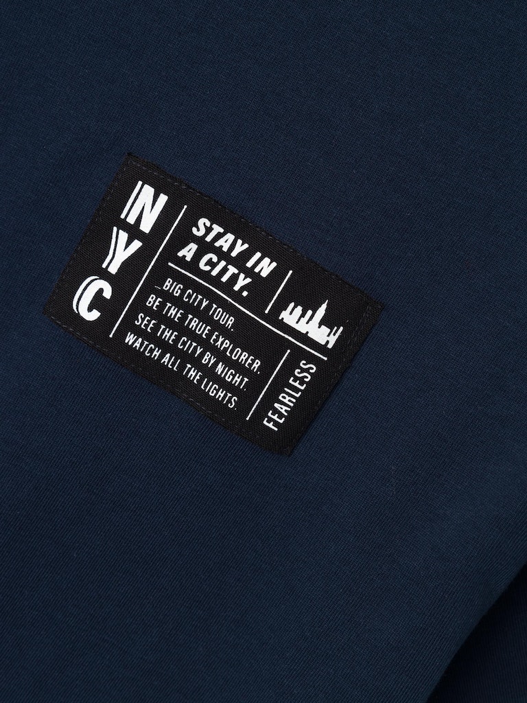 Name It T-shirt SS Vector Loose Dark Sapphire - Billede 3