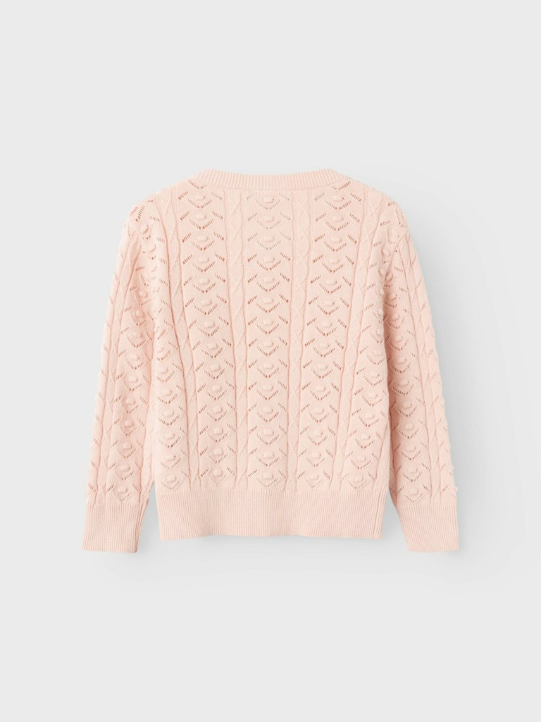 Name It Cardigan LS Strik Tosol Sepia Rose - Billede 2