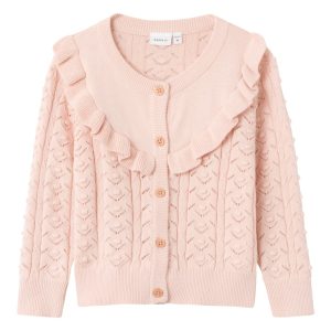 Name It Cardigan LS Strik Tosol Sepia Rose