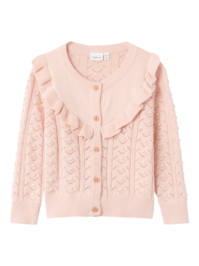 Name It Cardigan LS Strik Tosol Sepia Rose