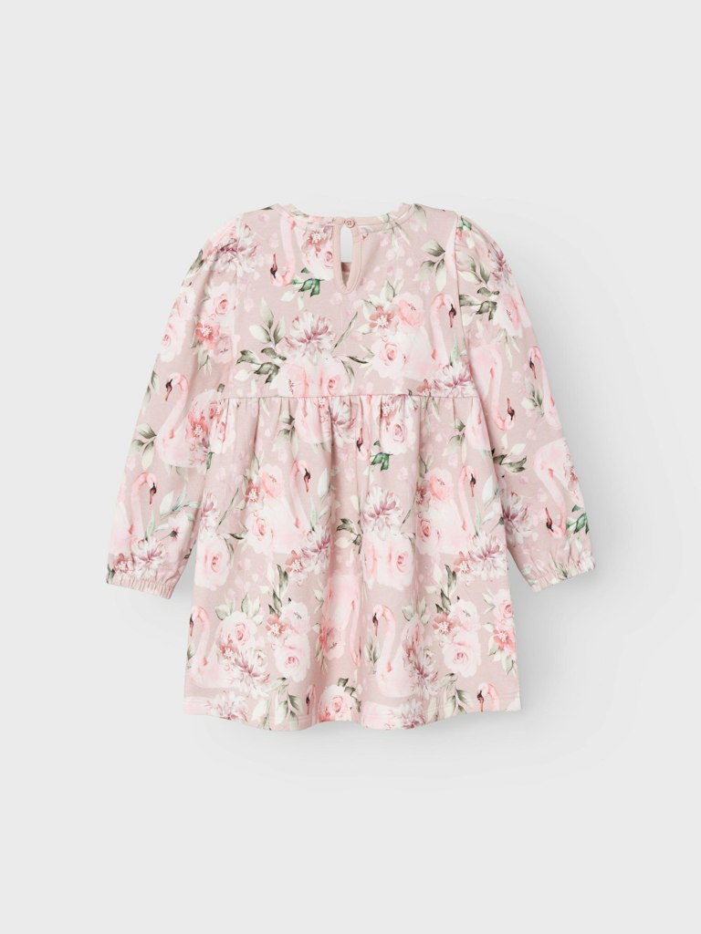 Name It Kjole LS Tonia Sweat Sepia Rose - Billede 2
