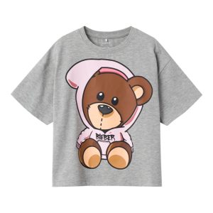 Name It T-shirt SS Jabb Justin Bieber Grey Melange