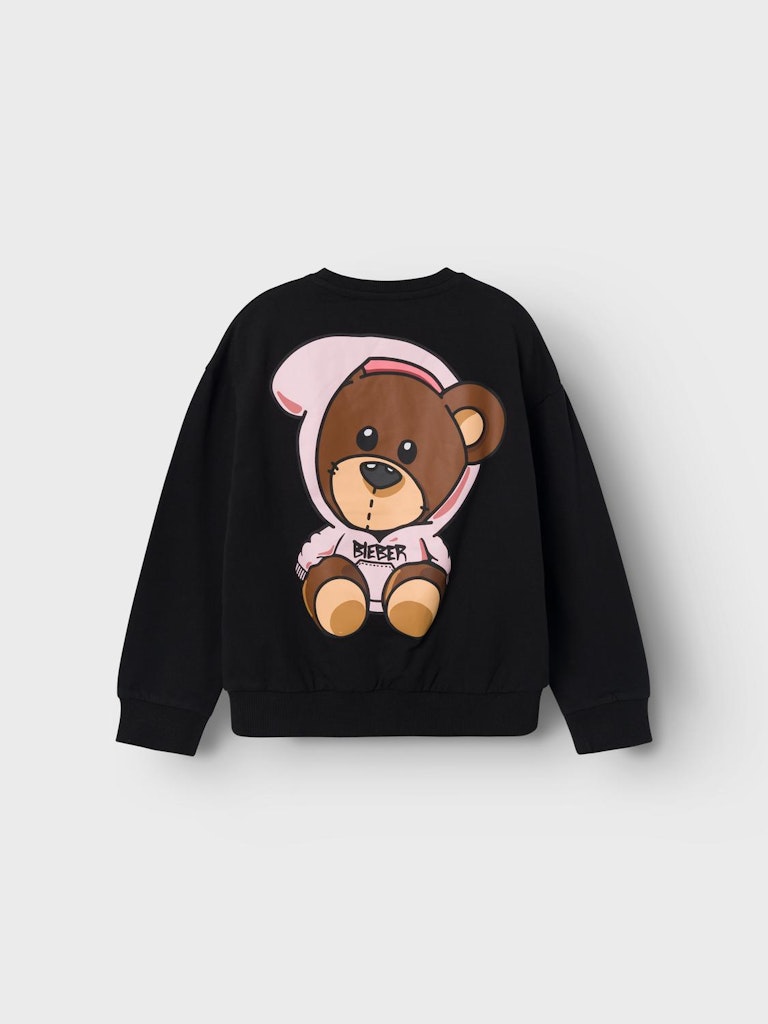 Name It Sweatshirt LS Jabs Justin Bieber Black