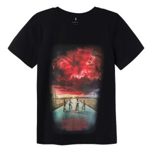 Name It T-shirt SS Stranger Things Black