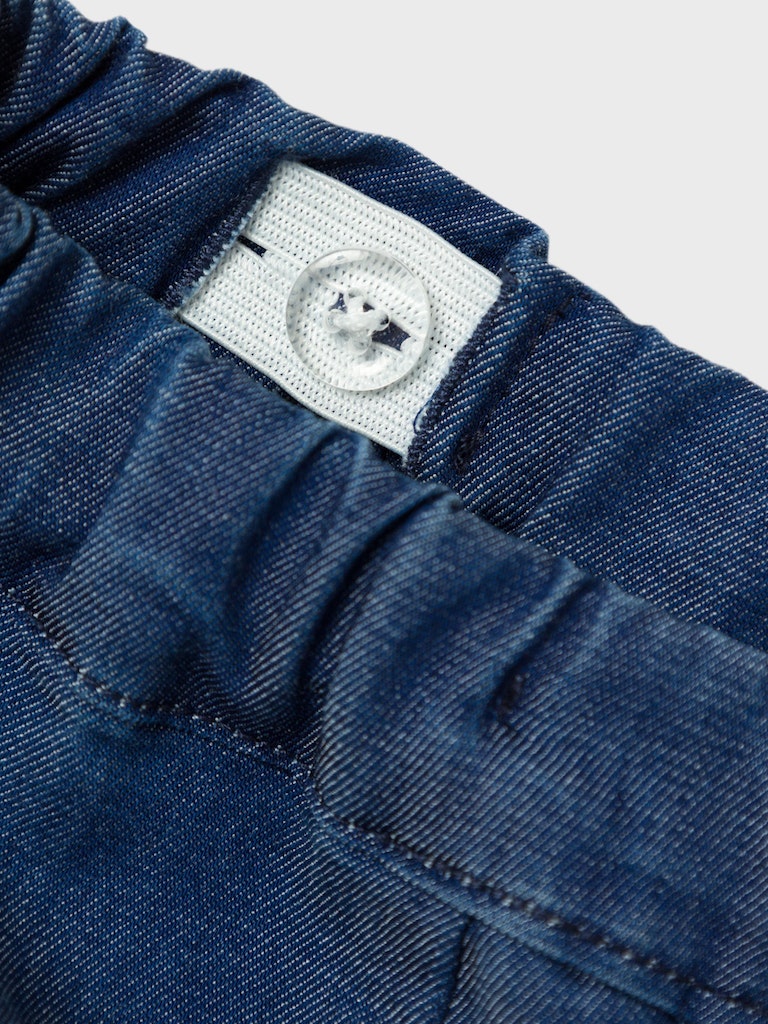 Name It Jeans Bella Baggy Dark Blue Denim - Billede 4