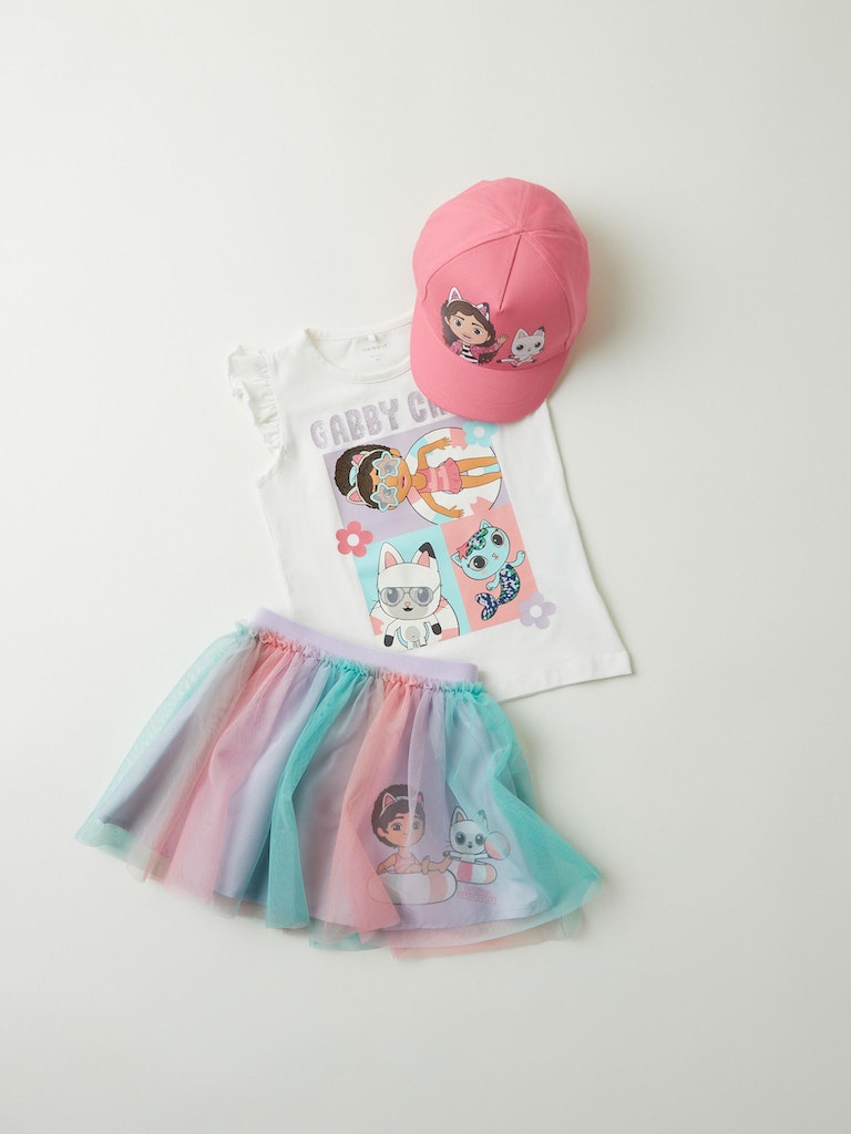 Name It T-shirt Memi Gabby Jet Stream - Billede 4