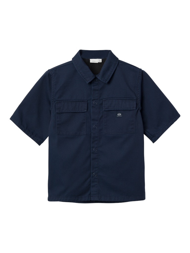 Name It Skjorte SS Hugo Oversize Dark Sapphire